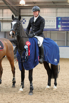 David Harland claims top spot in the SEIB Winter Novice Qualifier at The Scottish National Equestrian Centre